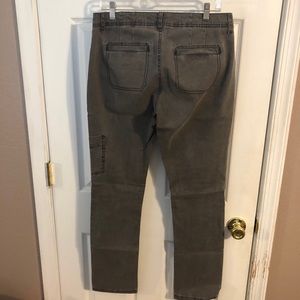 Anthropologie gray pants.